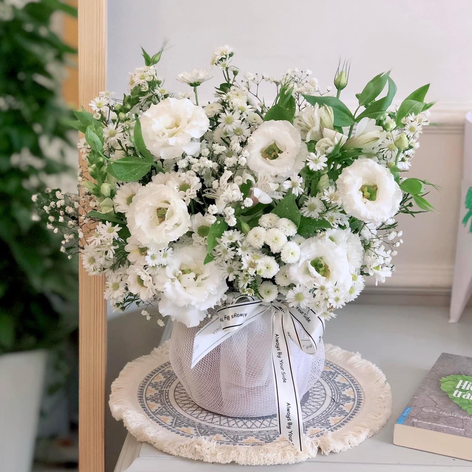 Giỏ hoa tươi Day for happy đẹp giá rẻ tại TPHCM