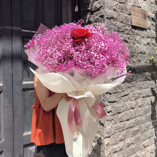 Bó hoa Pink Baby- baby hồng