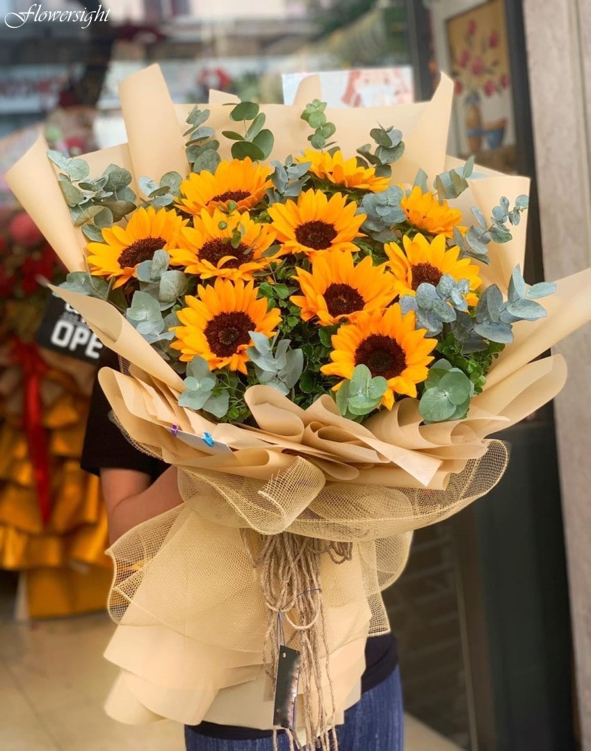 Bó hoa hướng dương tặng sinh nhật bạn trai