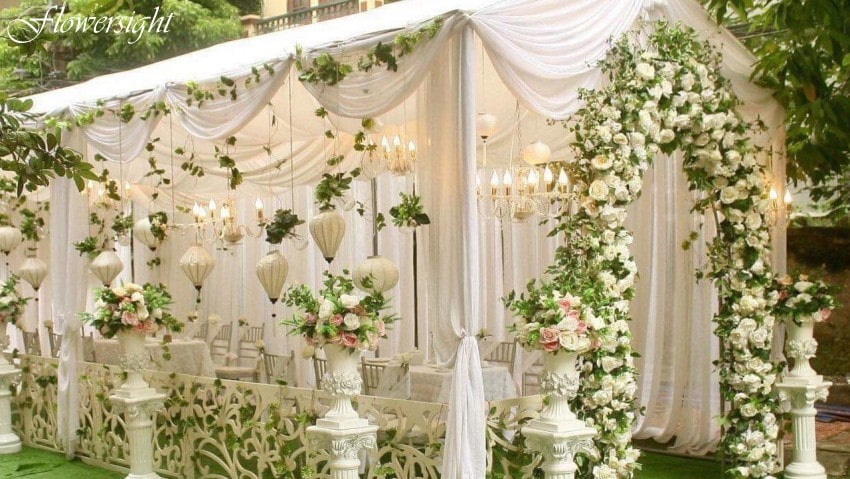 Hoa trang trí đám cưới
