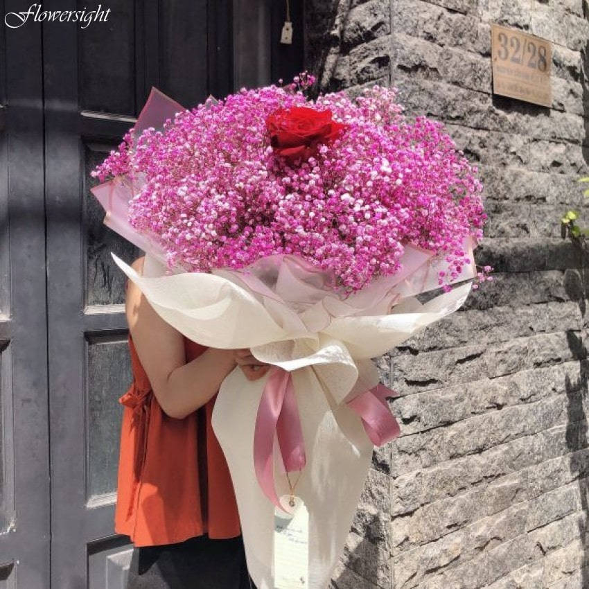 Hoa baby tặng sinh nhật