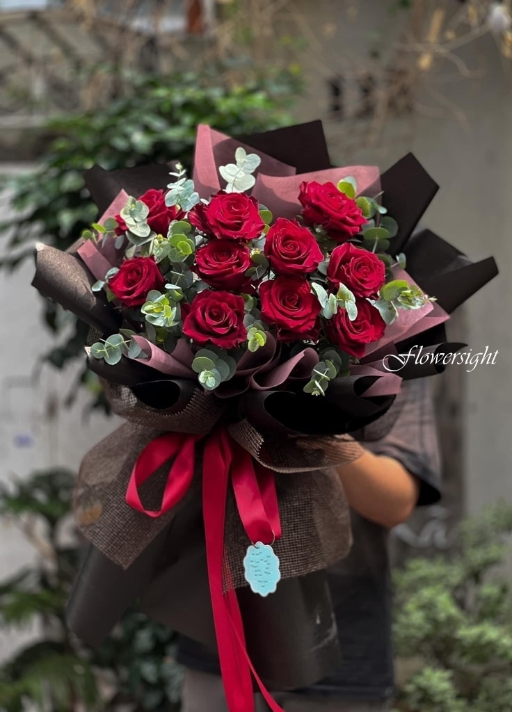 Bó hoa hồng đỏ chúc mừng sinh nhật