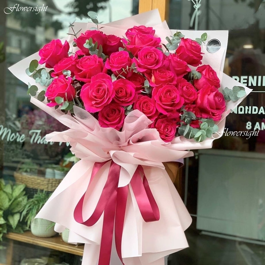 Bó hoa hồng sang trọng tặng sinh nhật vợ