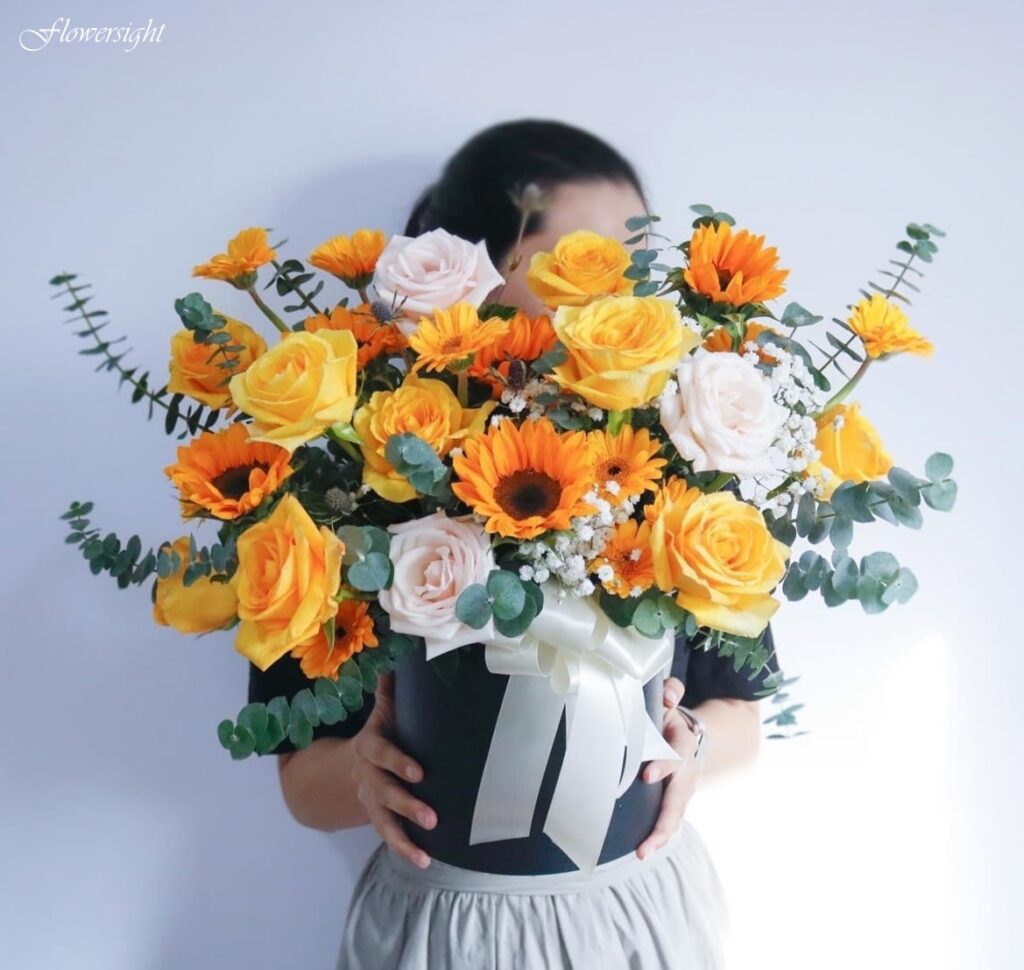 Hướng dương là một loài hoa chúc mừng kỷ niệm ngày cưới mang ý nghĩa vĩnh cửu