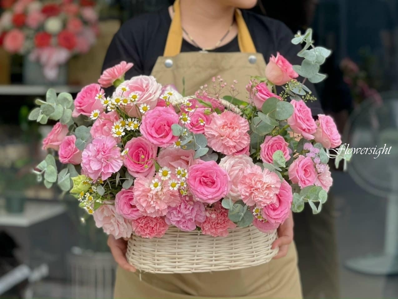 giỏ hoa tươi Điều Tươi đẹp