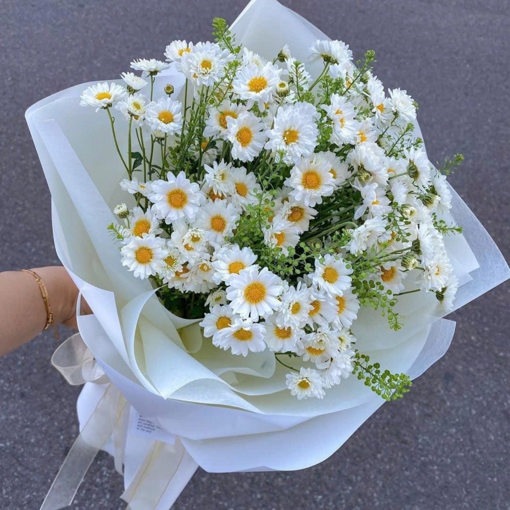 Bó hoa sinh nhật cúc hoạ mi