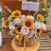 giỏ hoa hướng dương Nắng ngọt