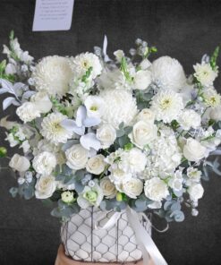 giỏ hoa tươi Thanh mát