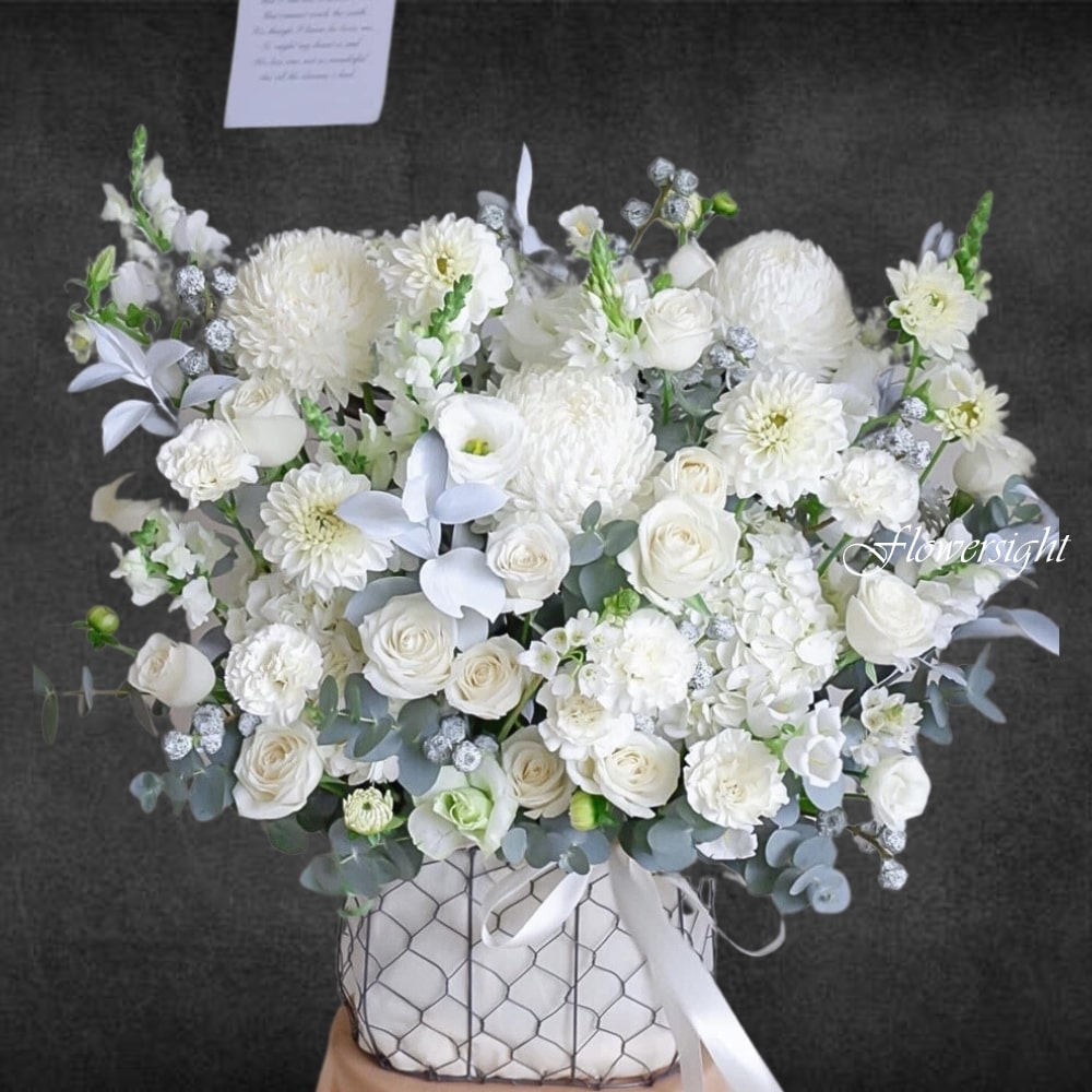 giỏ hoa tươi Thanh mát