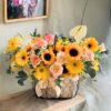 Giỏ hoa hướng dương Sweet Smile