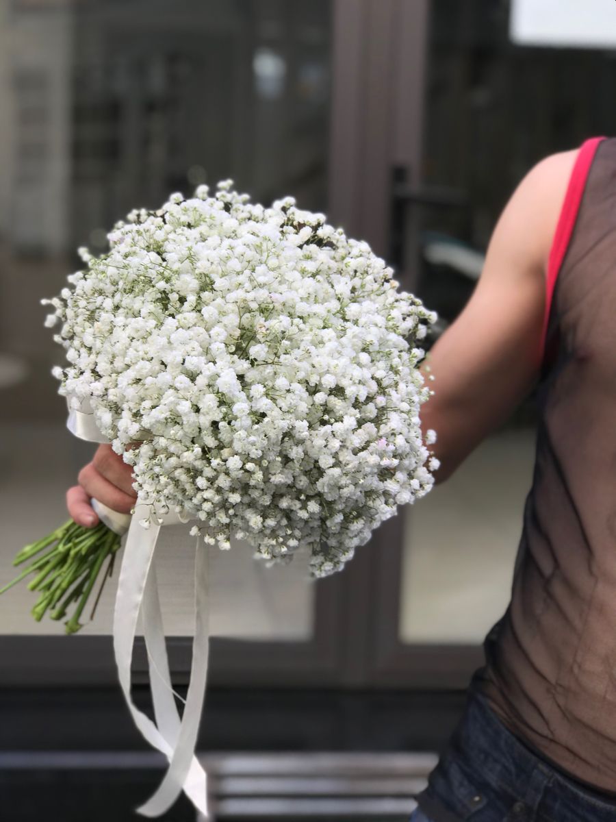 Hoa cưới baby vườn tình yêu