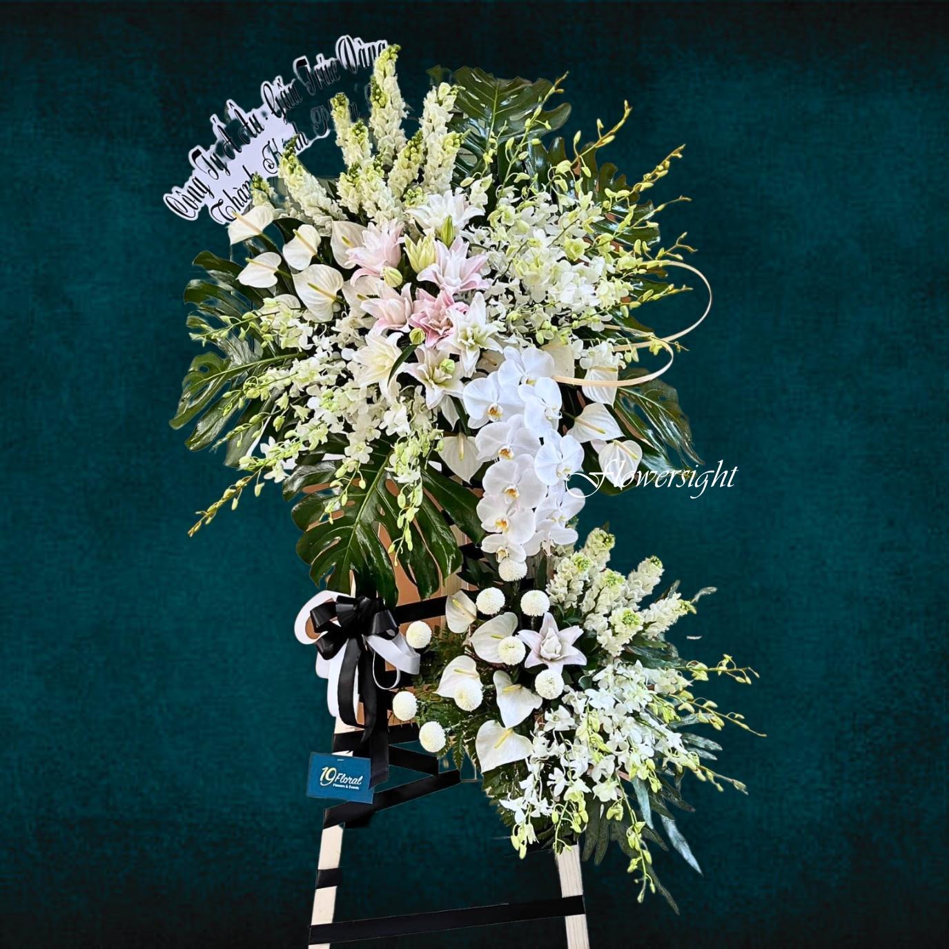 vòng hoa đám tang