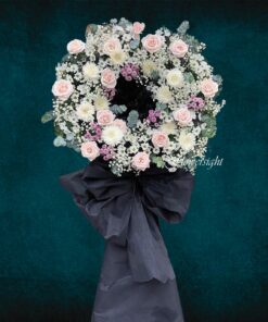 vòng hoa đám tang Giã Biệt