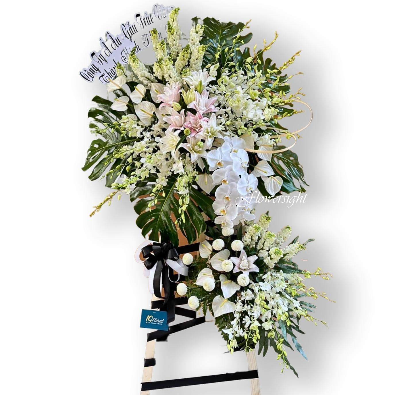 vòng hoa tang lễ Du dương