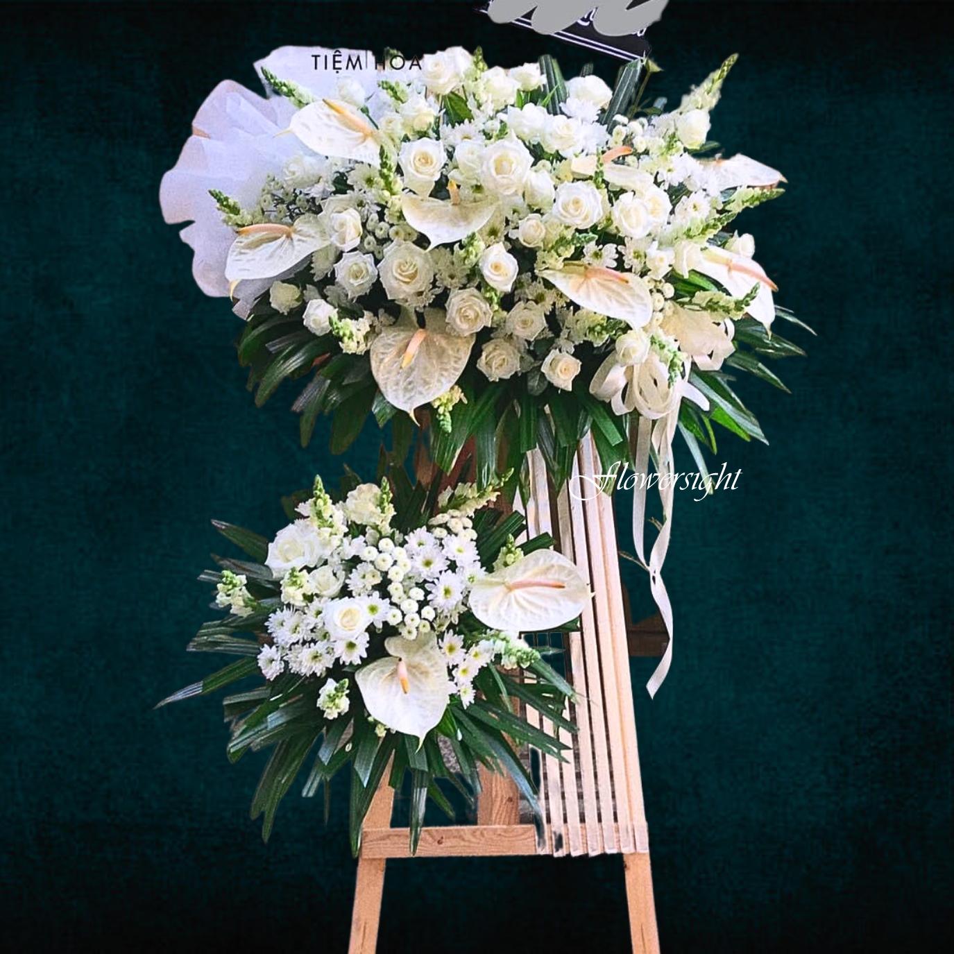 Kệ hoa chia buồn Lời cuối