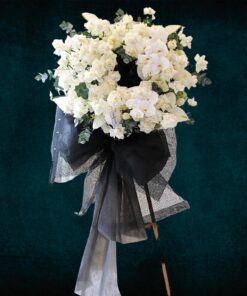 lẵng hoa tang chân thành