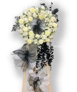 vòng hoa tang lễ Lắng đọng