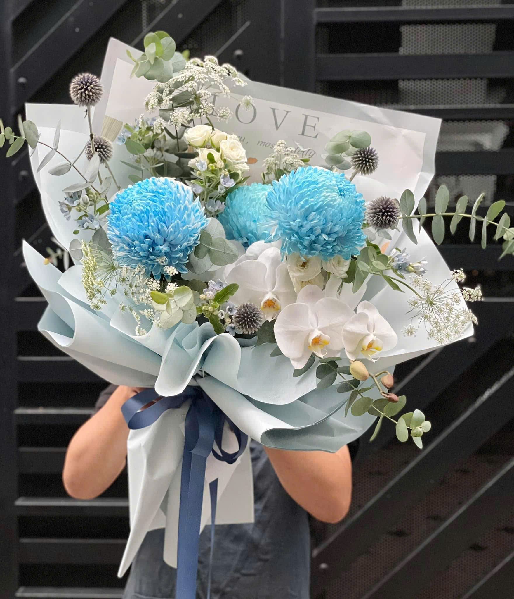 Bó hoa cúc mẫu đơn