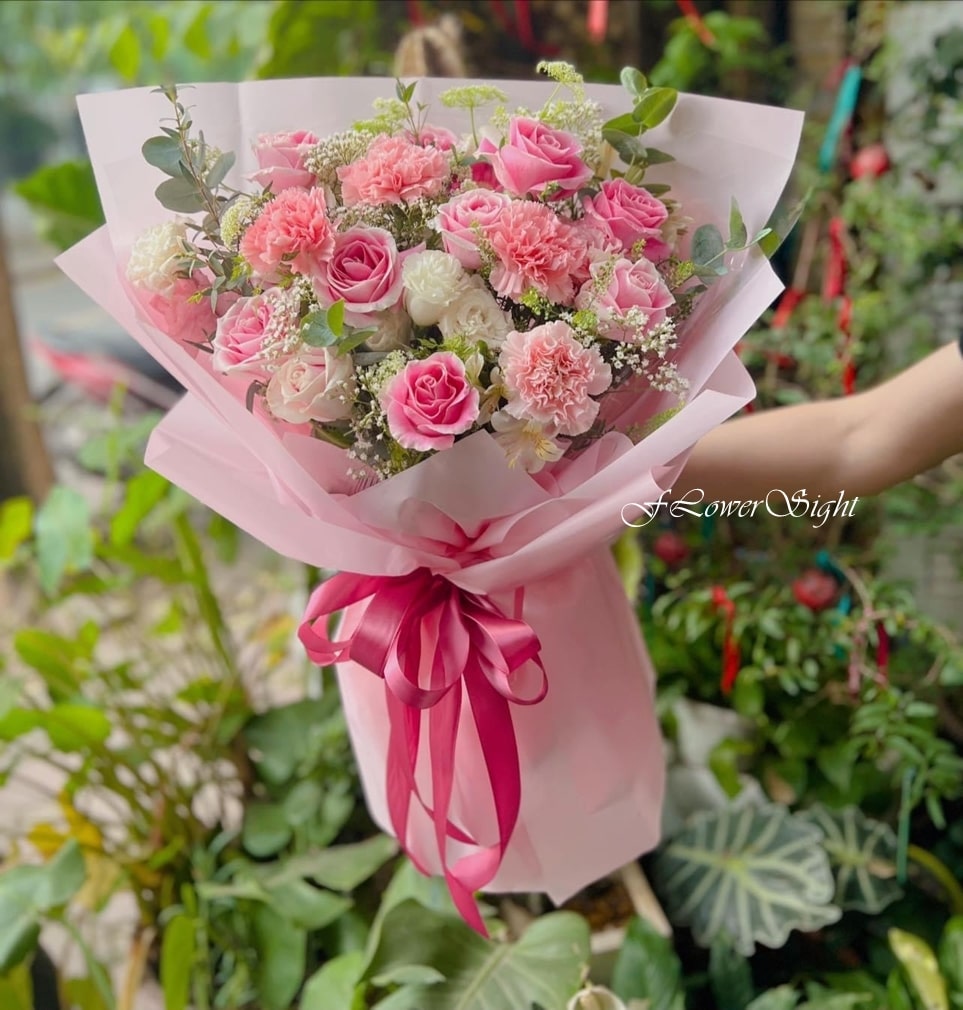 bó hoa hồng