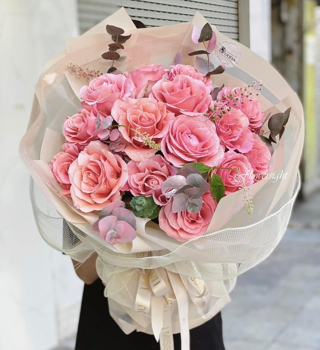 Bó hoa Hạnh phúc đong đầy