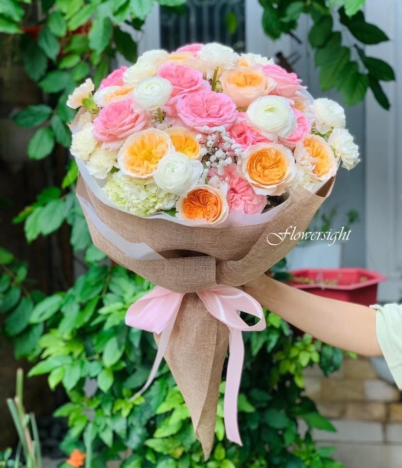 Bó hoa Tình hoa nở