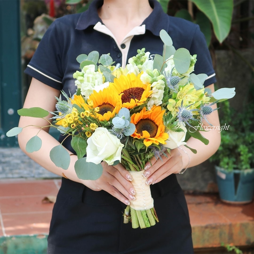 hoa cưới hướng dương Oh My Venus