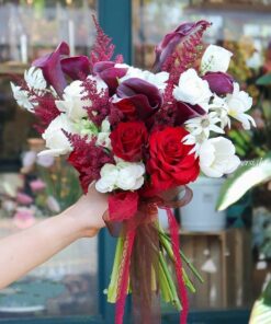 hoa cưới cầm tay yes I do