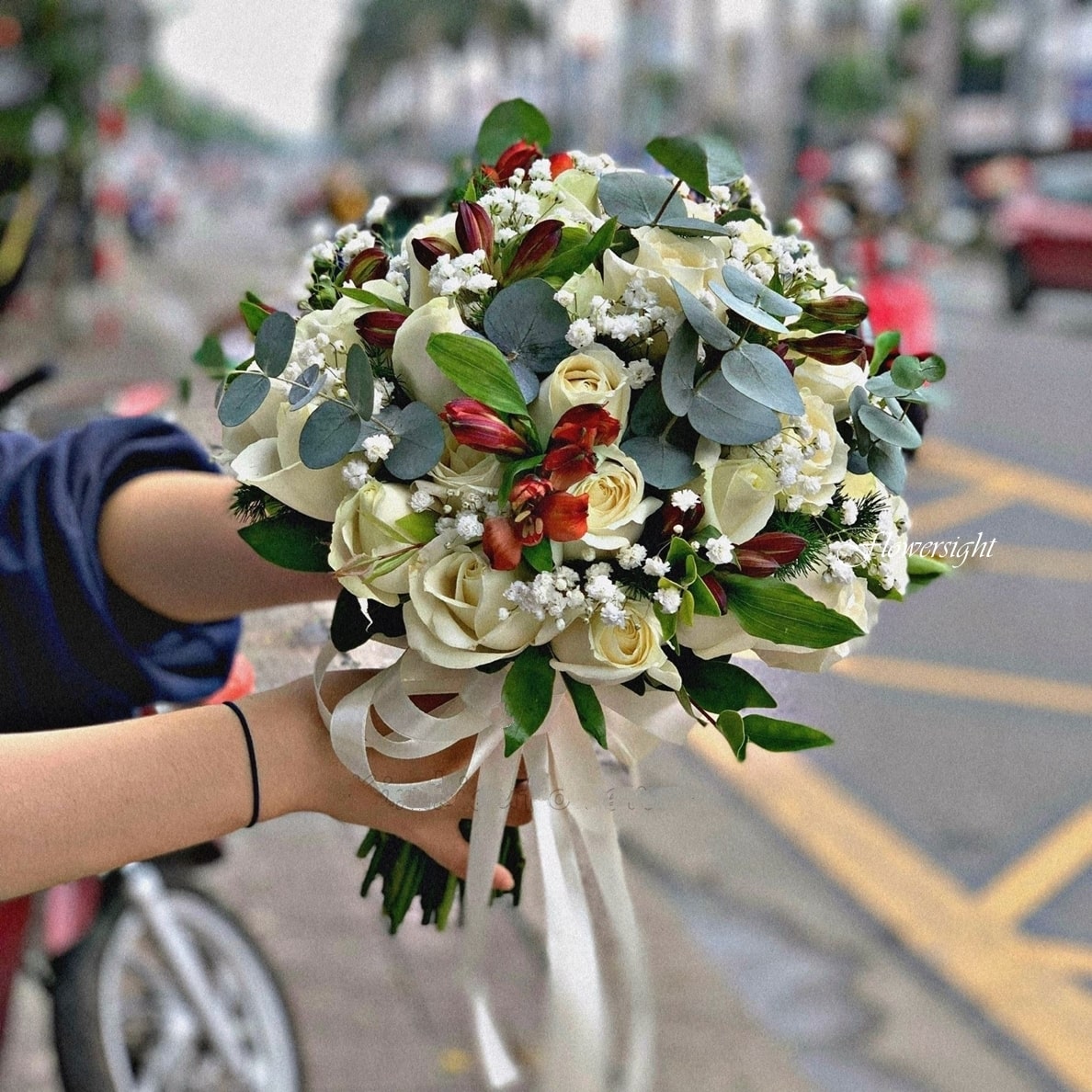 hoa cưới cầm tay