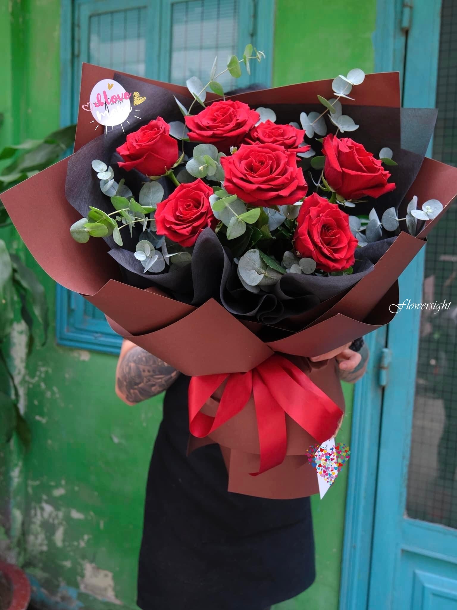 hoa tốt nghiệp hồng đỏ