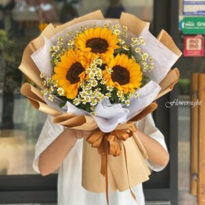 hoa mừng tốt nghiệp hoa hướng dương