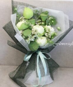 hoa mừng tốt nghiệp hoa sen "Sự hoàn hảo"