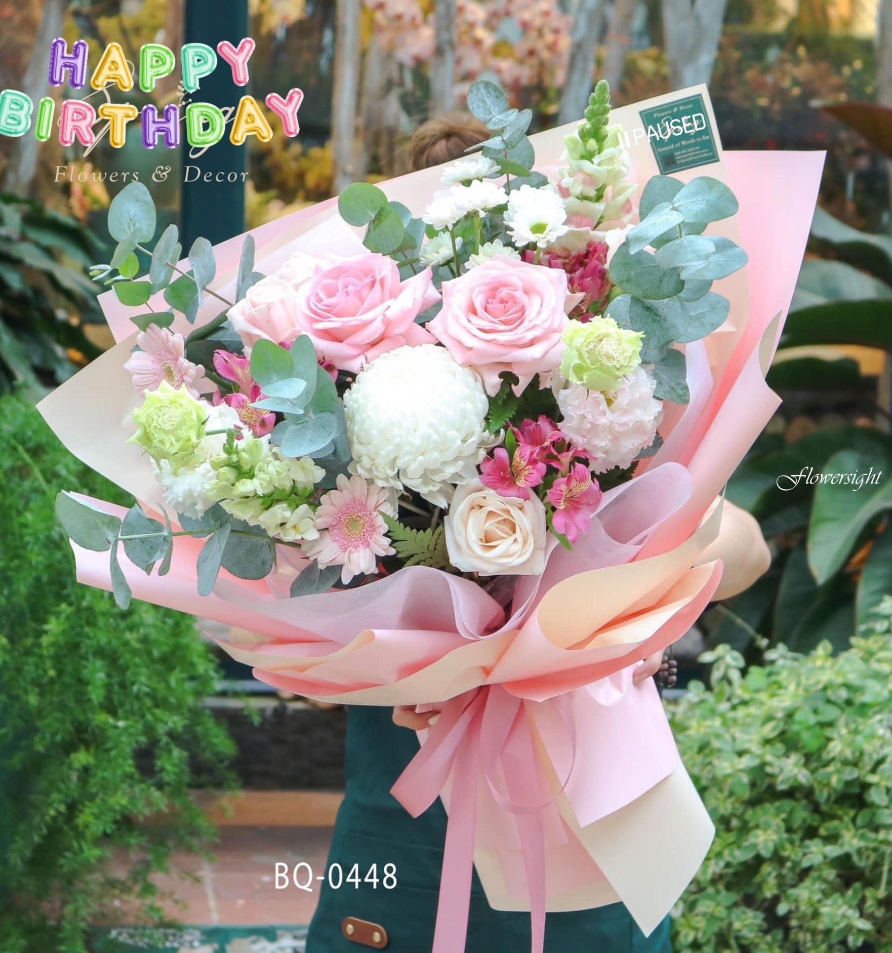 hoa mừng tốt nghiệp - "Ngây thơ"