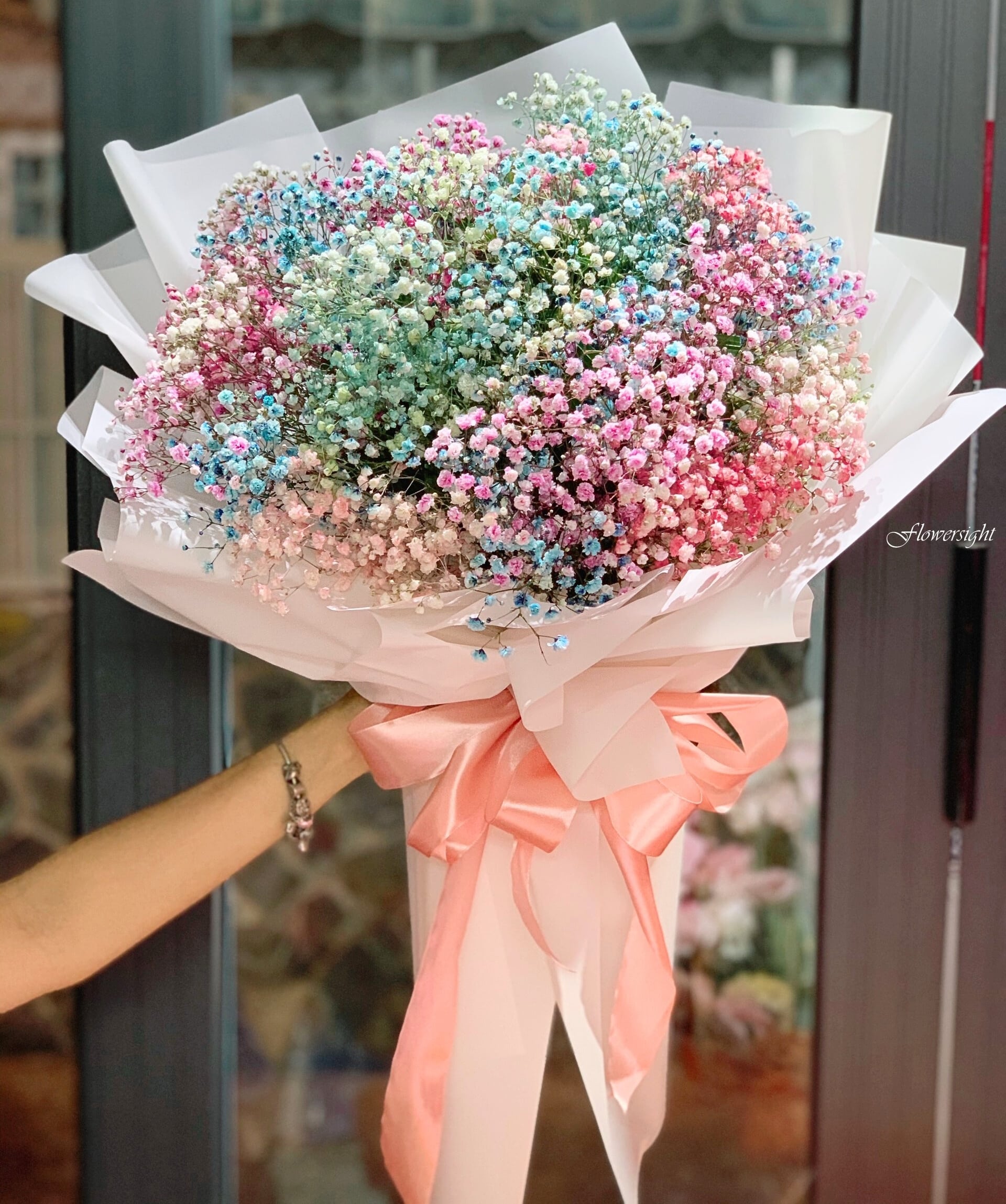 hoa mừng tốt nghiệp nhiều màu