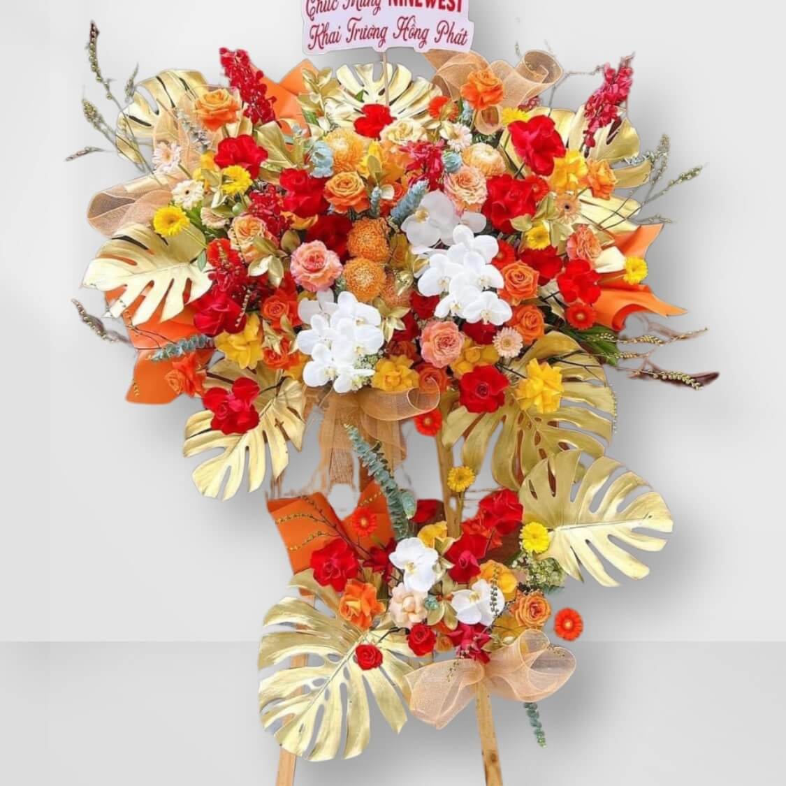 Kệ hoa chúc mừng Đại thắng