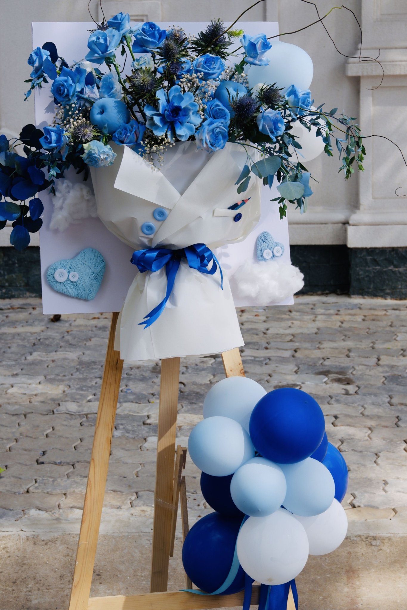 Kệ hoa khai trương hồng phát