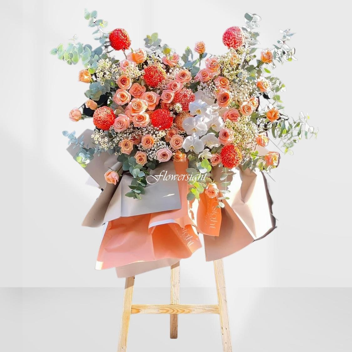 Kệ hoa khai trương Sung túc