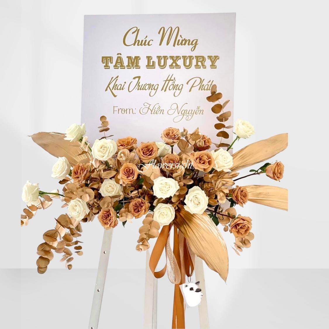 Kệ hoa khai trương Đại cát