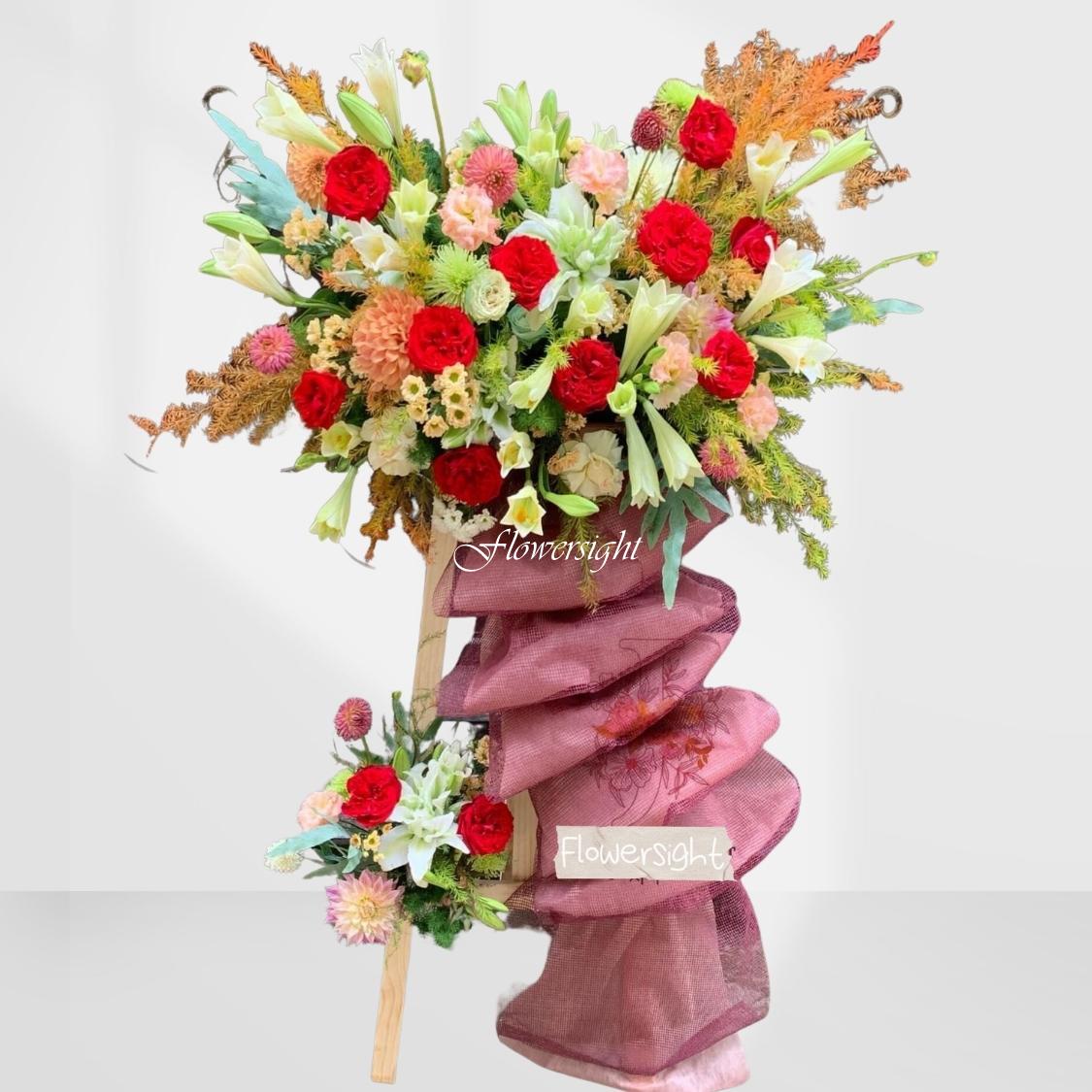 Kệ hoa khai trương Đại phát đạt