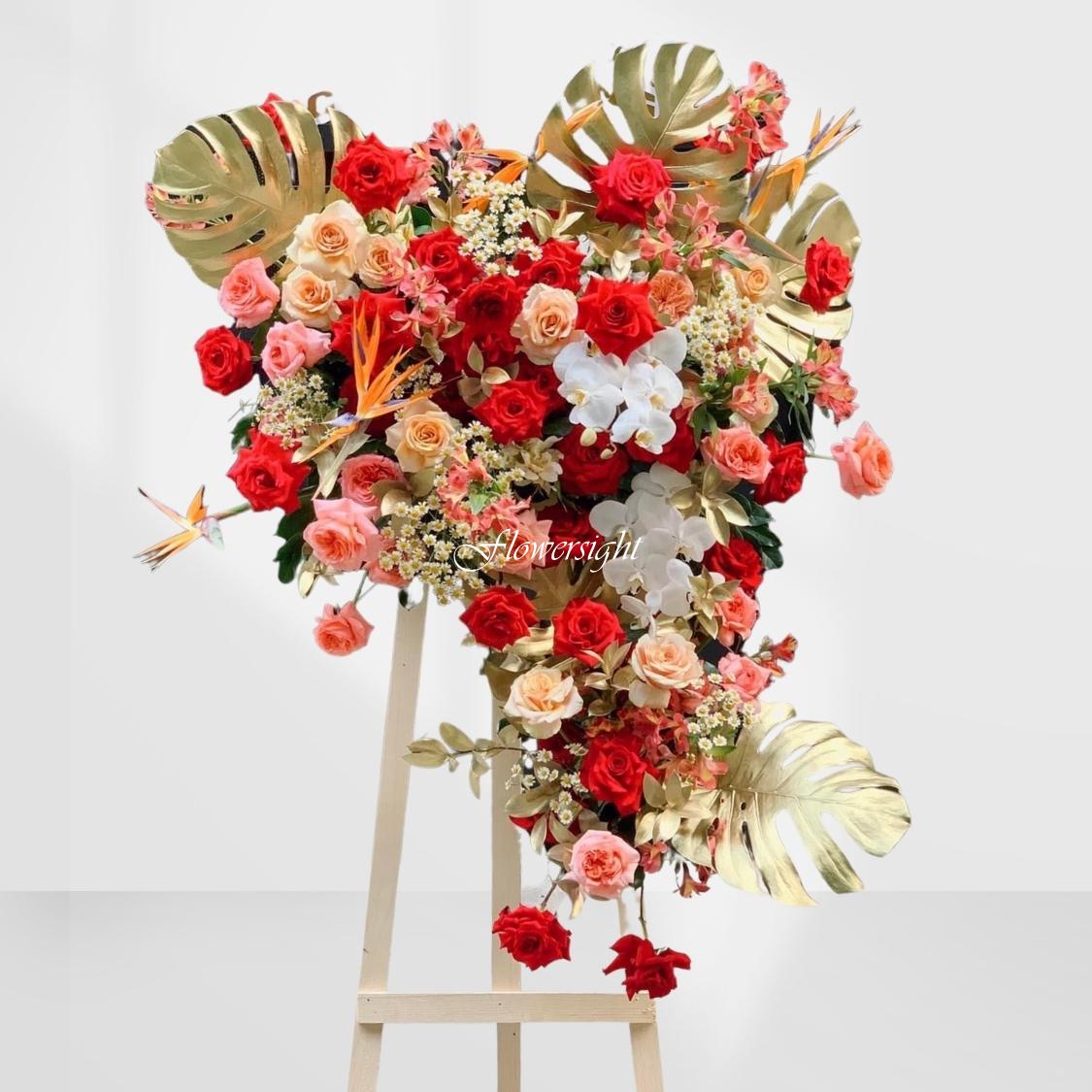 Kệ hoa chúc mừng Phát tài