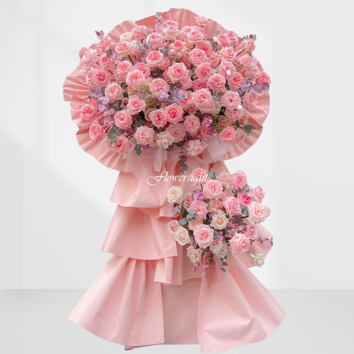 kệ hoa khai trương