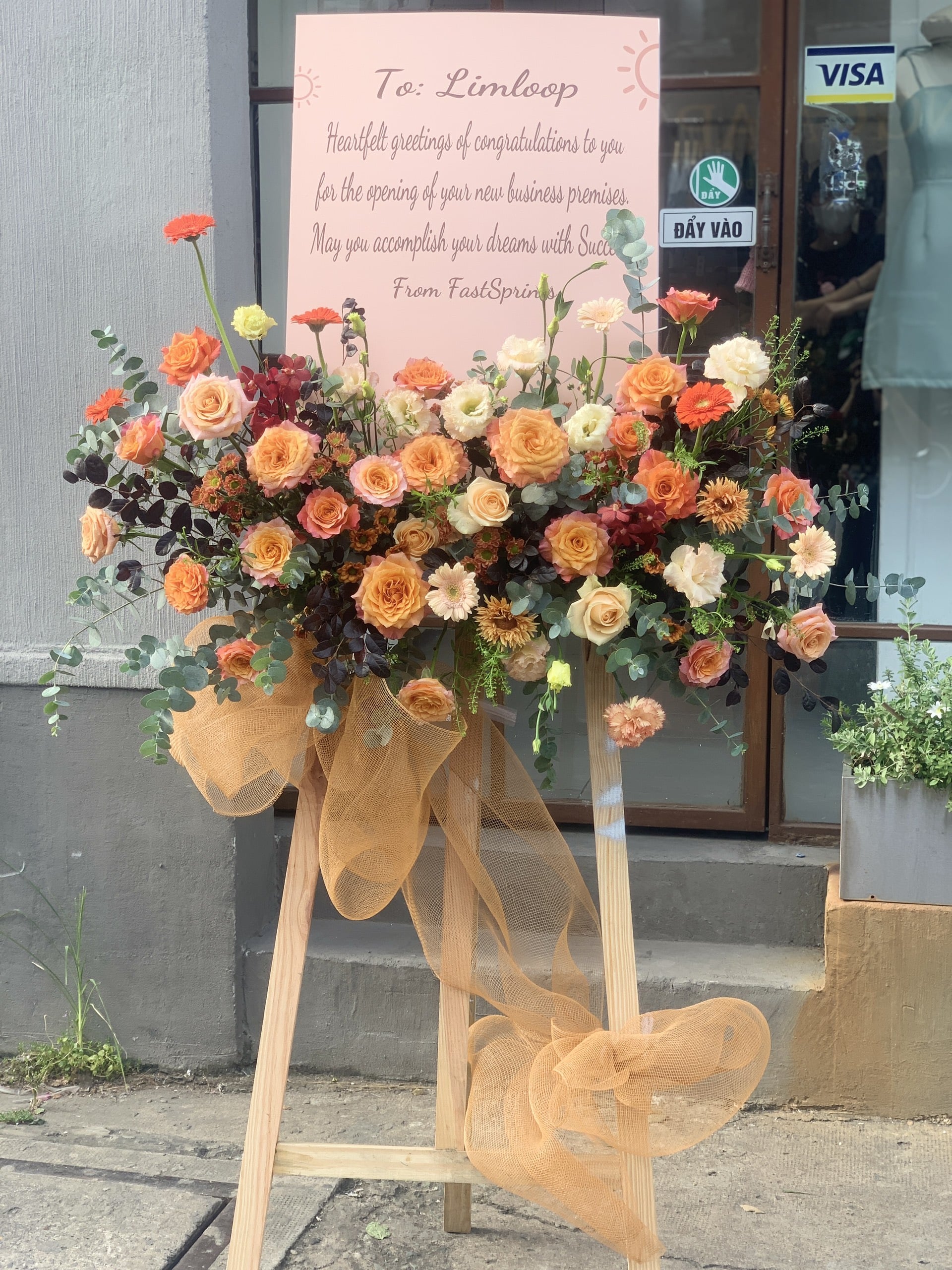 kệ hoa tranh lộc phát