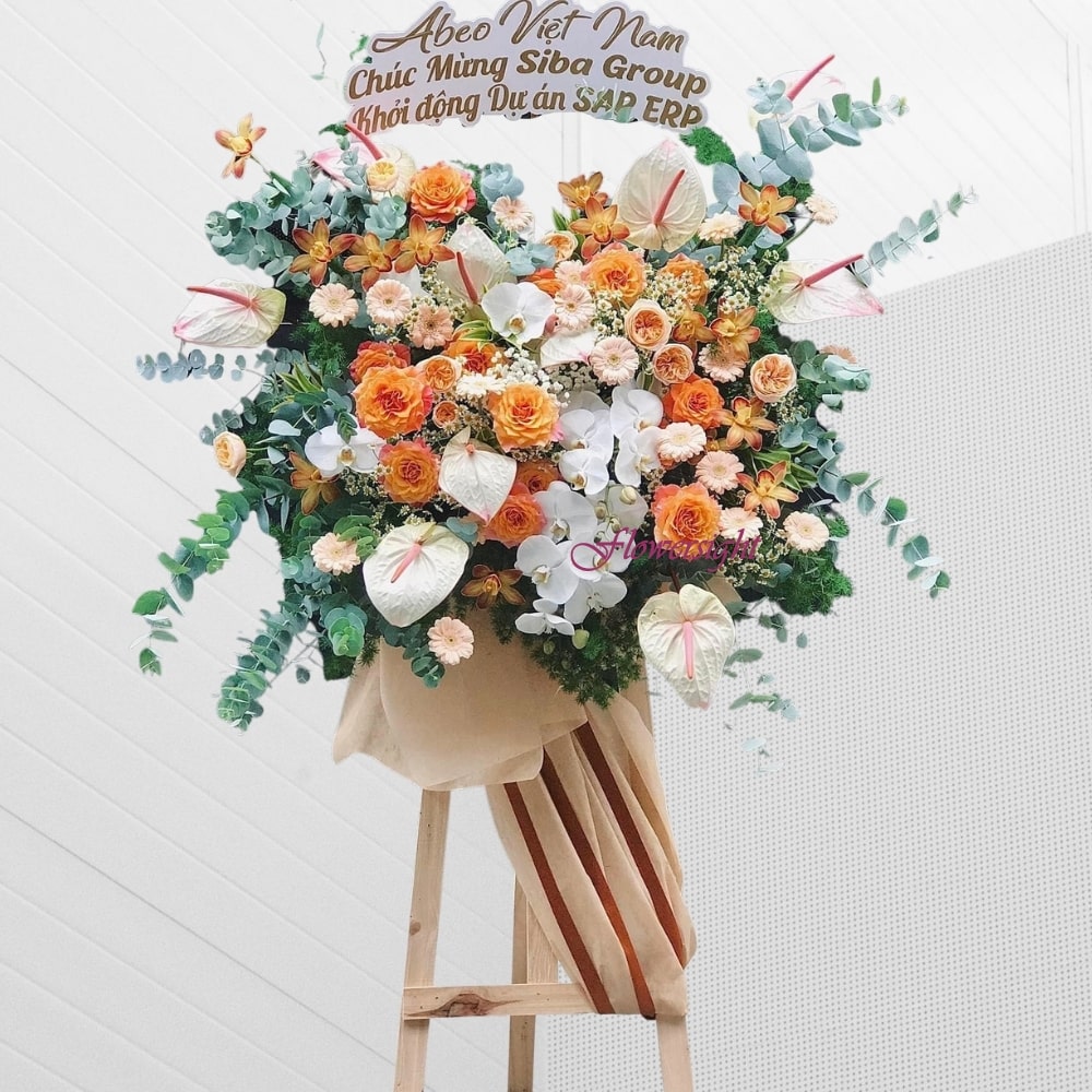 Kệ hoa khai trương