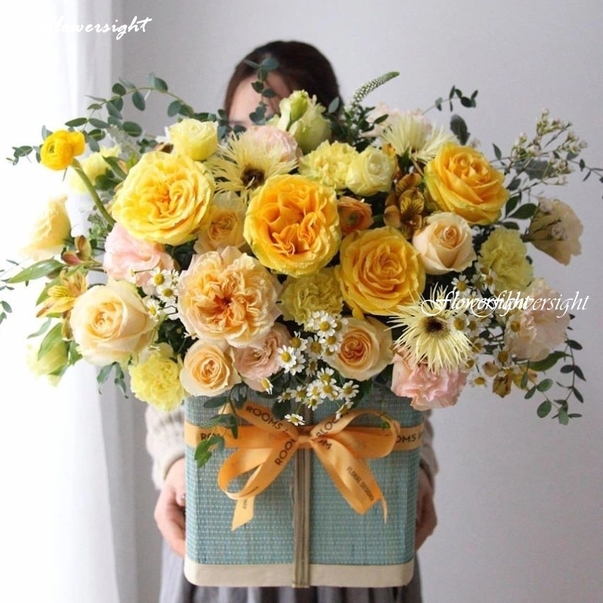 Chậu hoa tết đẹp