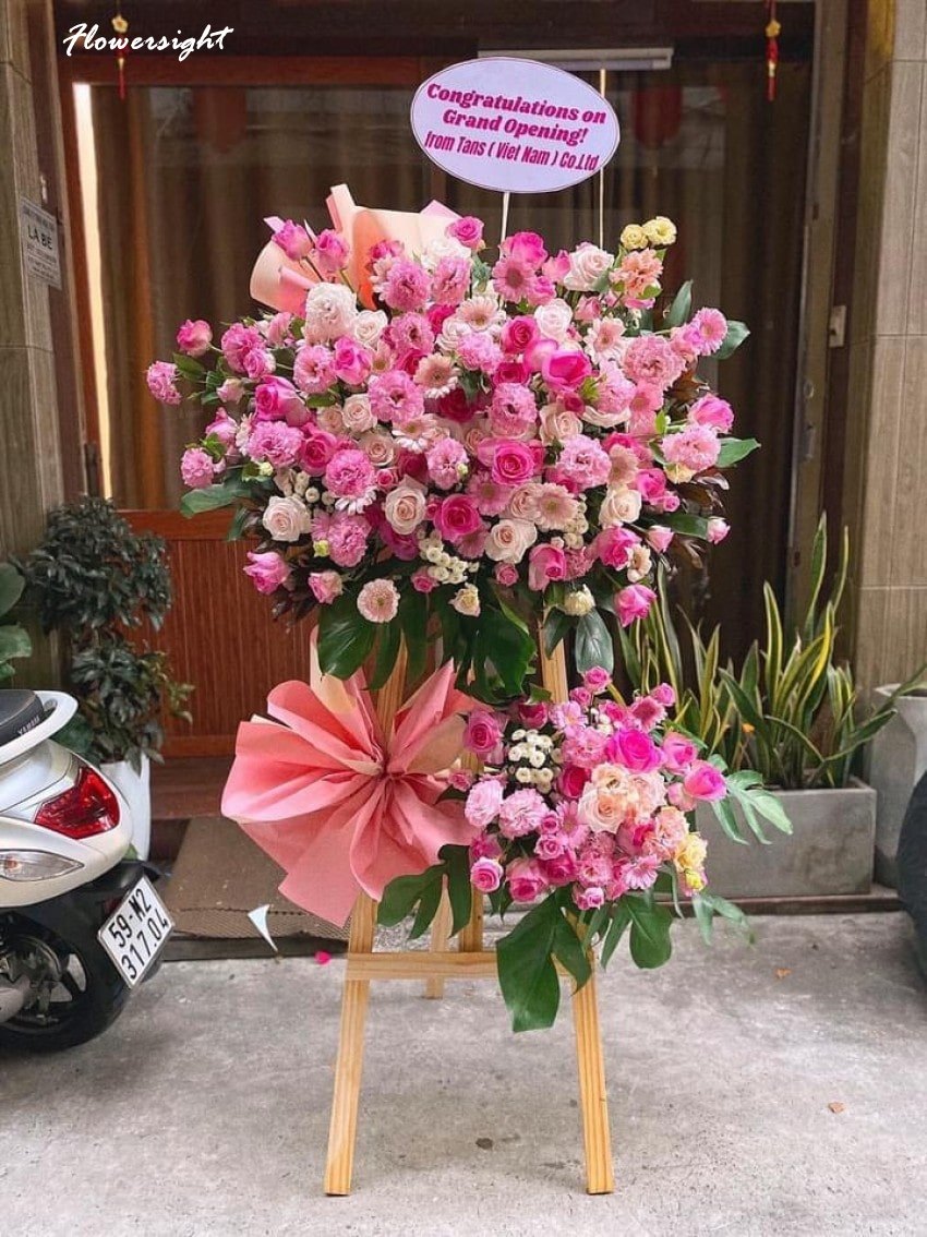 Vòng hoa chúc mừng thành lập công ty thích hợp tại FlowerSight