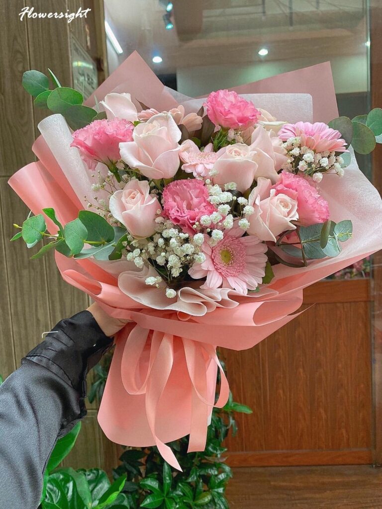 Bó hoa đồng tiền chúc mừng ngày 19/8