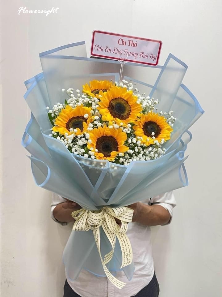 Bó hoa hương dương mẫu 4