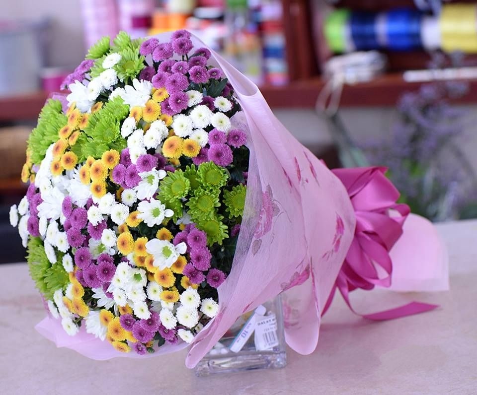 Bó hoa cúc calimero