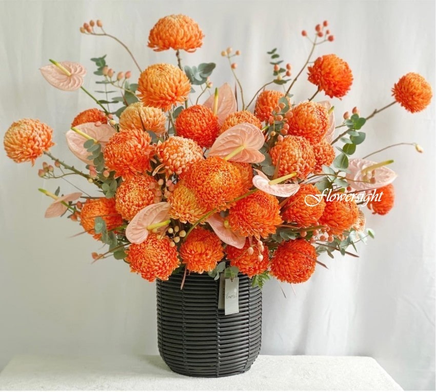 Hoa dành tặng ông bà sang trọng