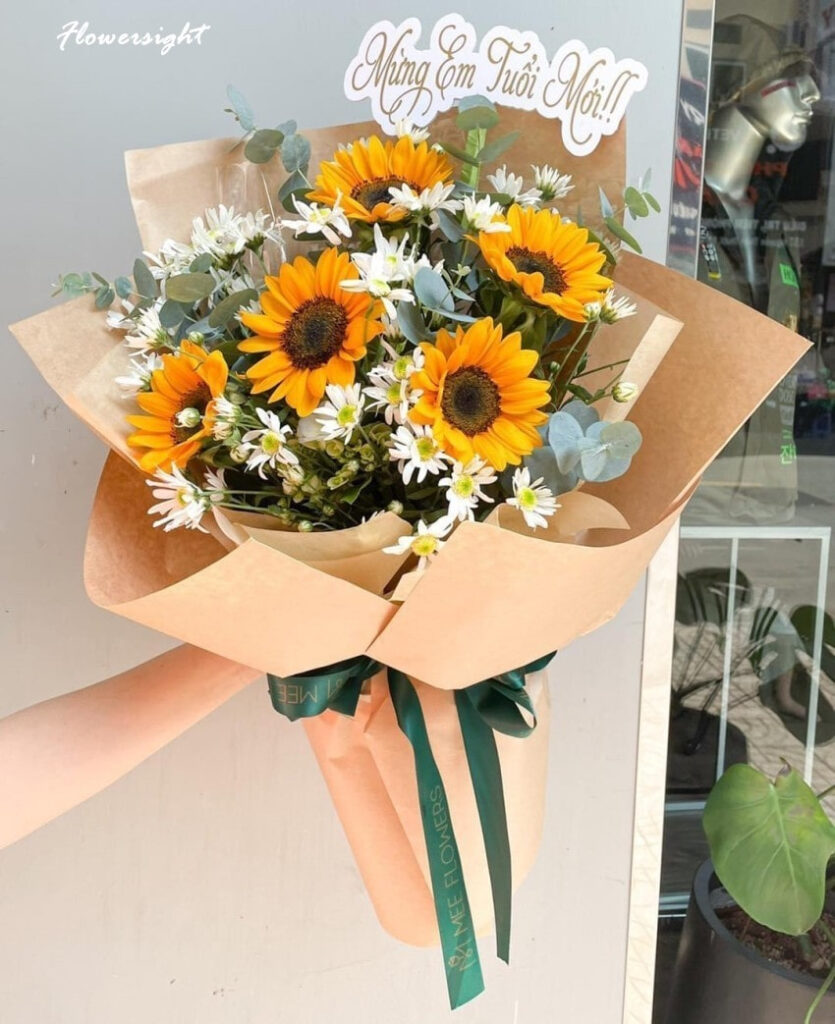 Bó hoa hướng dương tặng sinh nhật