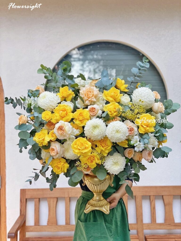 Mẫu hoa cắm tại nhà 1